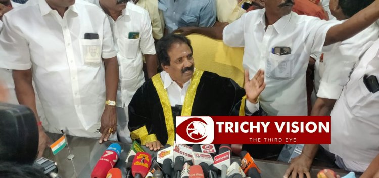 தமிழகத்தில் உள்ள மாநகராட்சிகளுக்கு திருச்சி மாநகராட்சி முன்னுதாரணமாக இருக்கும் புதிதாக பதவி ஏற்றுக்கொண்ட மேயர் மு.அன்பழகன் பேட்டி