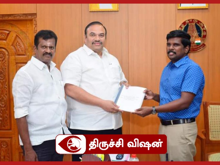 பத்தாண்டு தொலைநோக்கு திட்ட கோரிக்கை பட்டியலை அளித்தார் எம்எல்ஏ இனிகோ இருதயராஜ்