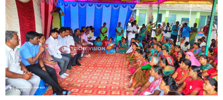 கிராம சபைக் கூட்டத்தில் நலத்திட்ட உதவிகளை வழங்கிய மாவட்ட ஆட்சியர்