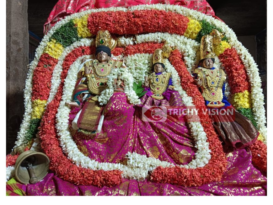 வைகாசி தேர்த் திருவிழா உத்தமர்கோயிலில் பஞ்சமூர்த்திகள் புறப்பாடு.