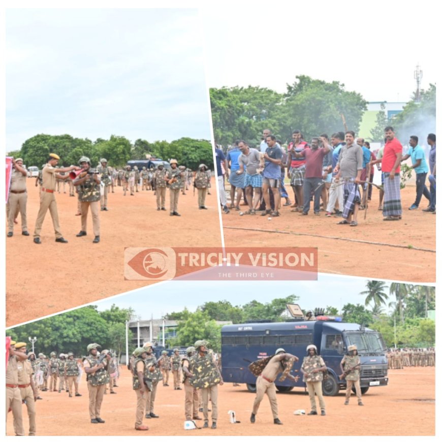 கண்ணீர் புகை குண்டை வீசி, வஜ்ரா வாகன மூலம் தண்ணீரை பீய்ச்சி அடித்த போலீசார்