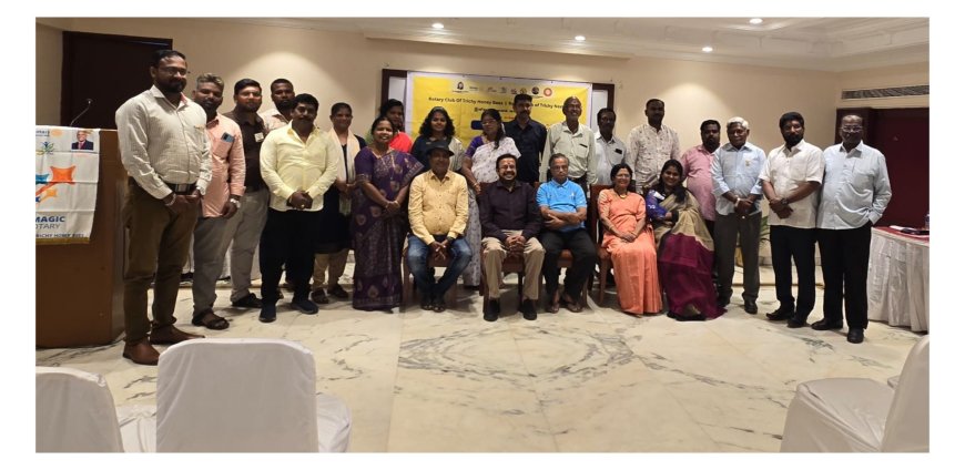 Rotary Club Of Trichy Honey Bees Rotary Club of Trichy Next Gen இனிய நந்தவனம் மாத இதழ் இணைந்து நடத்திய பேச்சரங்கம்