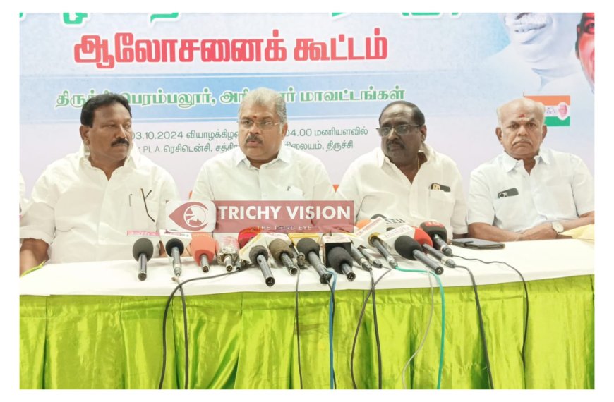 மது கொள்கை மூலம் ஏமாற்றுவர்களை வாக்கு சீட்டு மூலம் மக்கள் ஏமாற்றுவார்கள் - திருச்சியில் ஜி.கே.வாசன் பேட்டி