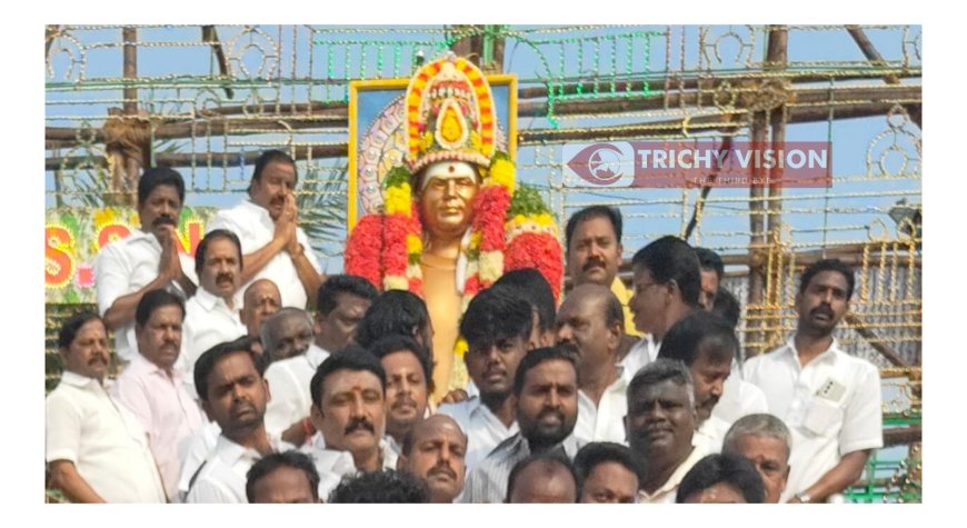 117 வது ஜெயந்தி விழா - தேவர் சிலைக்கு அமைச்சர் மாலை அணிவித்து மரியாதை