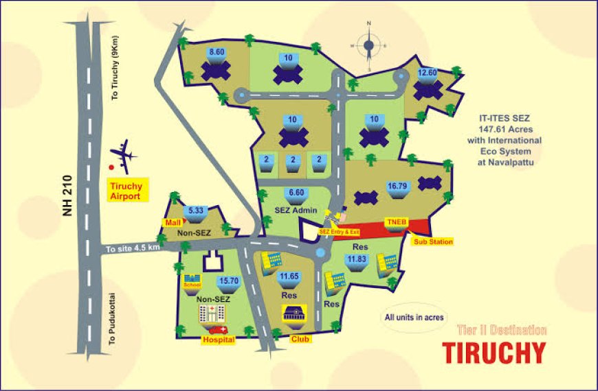 திருச்சியில் தொழில்துறை உள்கட்டமைப்பு மேம்பாடு - 29 கோடி நிதி அனுமதி.