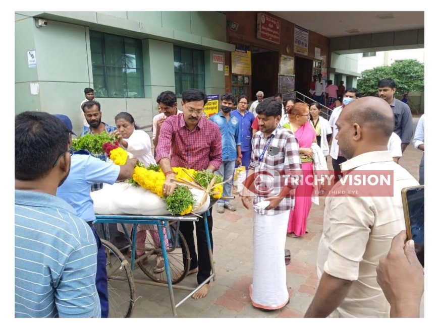 முளை சாவு அடைந்த இளைஞரின் உறுப்புகள் தானம் - அரசு மருத்துவர்கள் மரியாதை