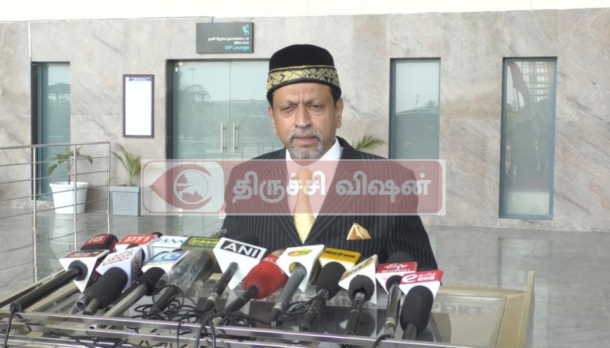 இந்திய அரசால் ஹஜ் செல்லும் நபர்களில் ஒருவர் கூட குறையவில்லை - இந்திய ஹஜ் அமைப்பு தலைவர்