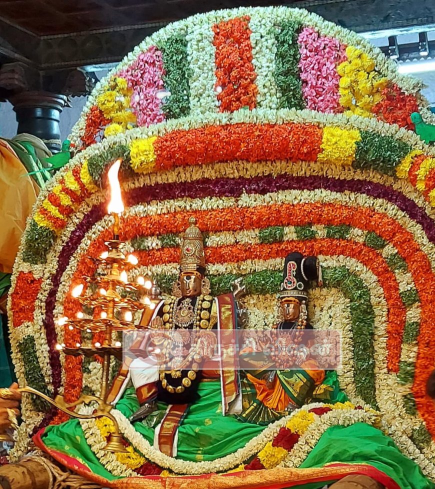 மலைக்கோட்டை தாயுமானசுவாமி மட்டுவார்குழலம்மை அம்பாள் திருக்கல்யாண வைபவம்