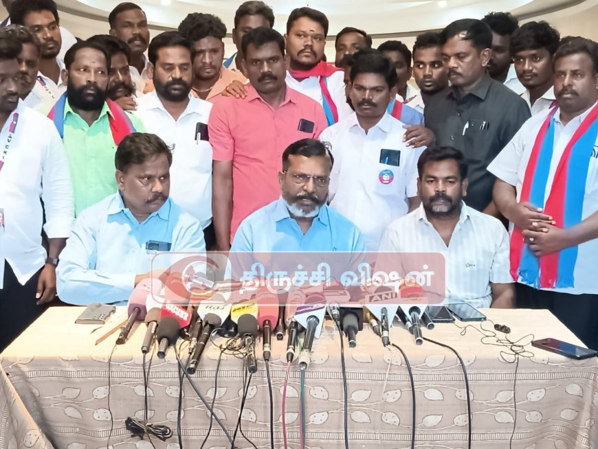 தமிழக சட்டம் ஒழுங்கு குறித்து பாஜக மாநில தலைவர் வாய் புளித்ததோ மாங்காய் புளித்ததோ என்பது போல் பேசக்கூடாது - திருமாவளவன்