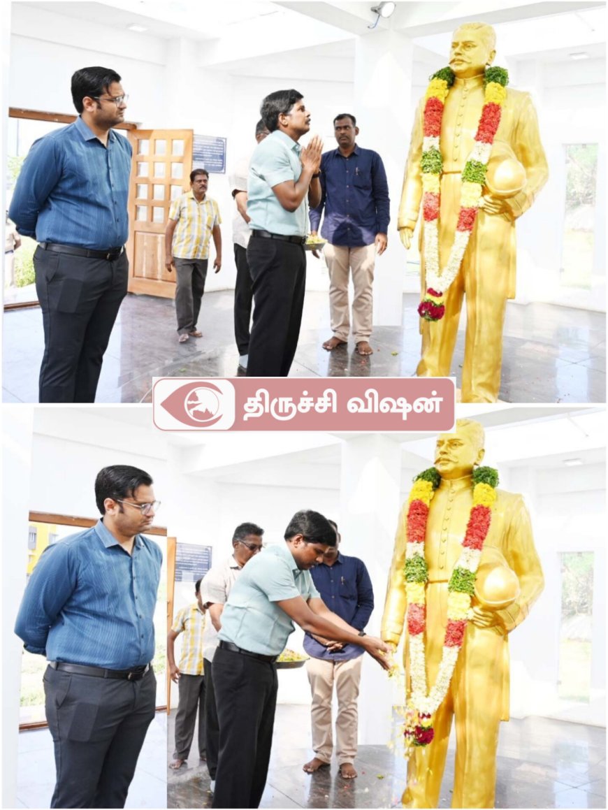 சர்.ஏ.டி பன்னீர்செல்வம் பிறந்தநாள்- அவரது சிலைக்கு மாலை அணிவித்து மரியாதை