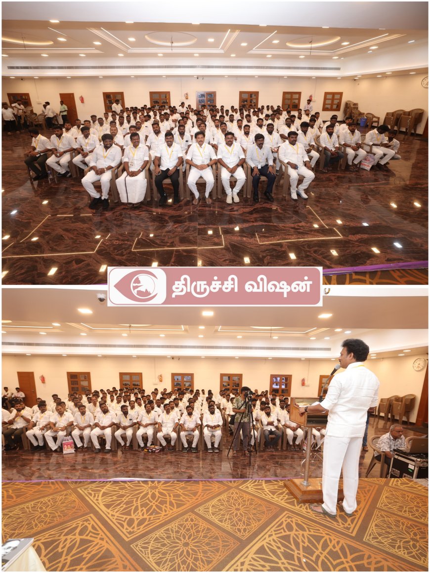 மகேஸ் பொய்யாமொழி தலைமையில் இளைஞர்கள் கழக அறிமுக மற்றும் பயிற்சி பாசறைக் கூட்டம்