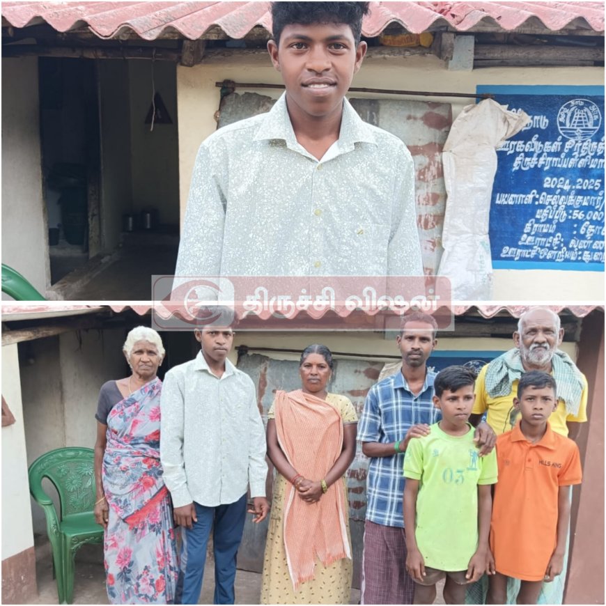 தனது முயற்சியால் தேசியசட்ட பல்கலைக்கழகத்தில் வெல்ல முடியும் என நிரூபித்த பழங்குடியின மாணவன்