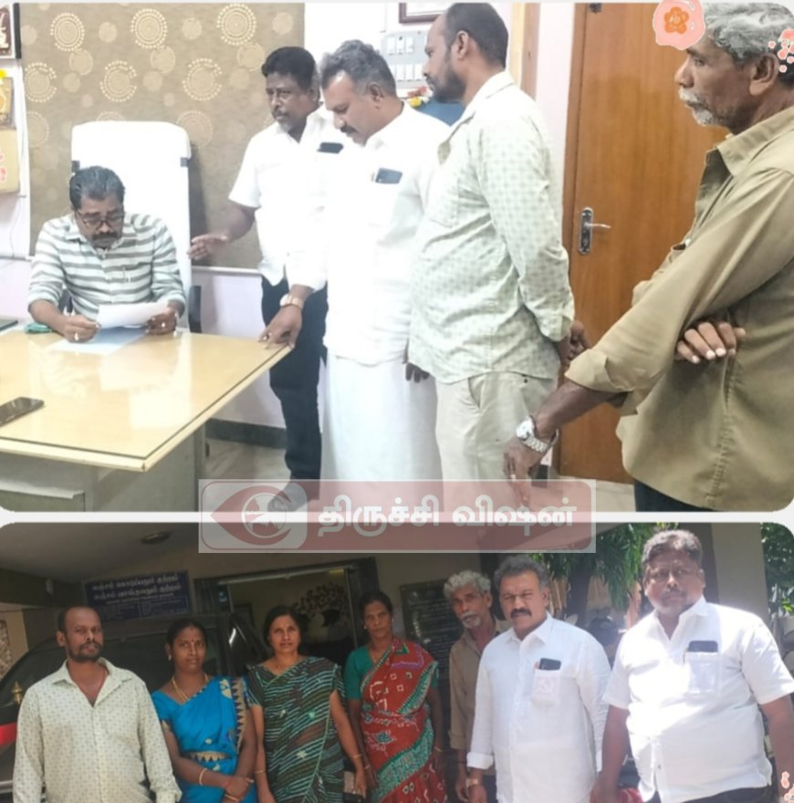சிமெண்ட் சாலை அமைக்க வேண்டாம்-மார்க்சிஸ்ட் கம்யூனிஸ்ட் கட்சியோடு இணைத்து பொதுமக்கள் மனு
