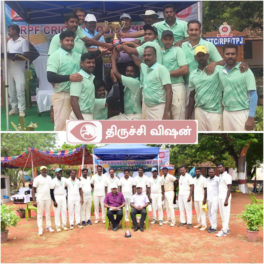 இன்டர்-டிவிஷன் T-20 கிரிக்கெட் போட்டி-சென்னை RPF அணி வெற்றி