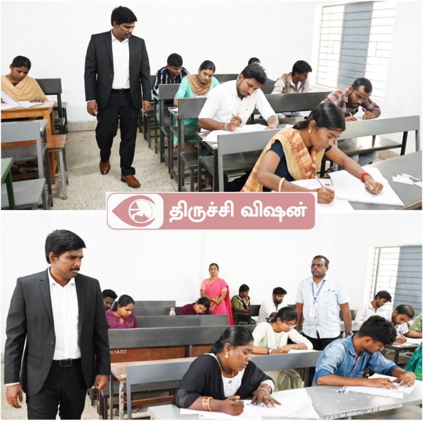 திருச்சி மாவட்டத்தில் இன்று 37 தேர்வு மையங்களில் டிஎன்பிசி குரூப்-1 தேர்வு