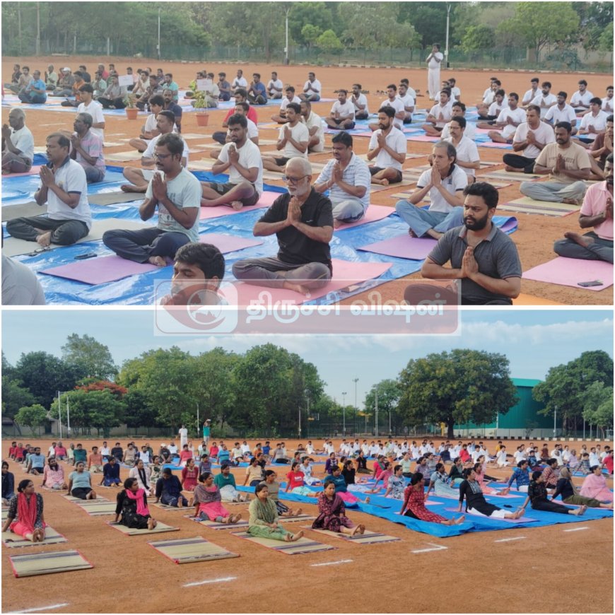 தெற்கு ரயில்வேயின் பல்துறை மண்டல பயிற்சி நிறுவனம் (MDZTI) 11வது சர்வதேச யோகா தினம்