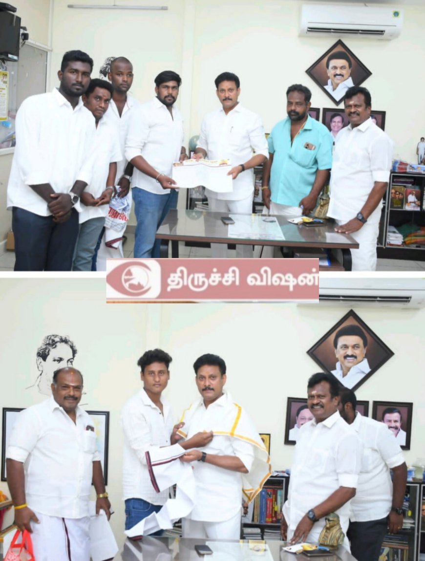பாலக்கரை பாஜக இளைஞரணி செயலாளர் திமுக-வில் இணைந்தார்