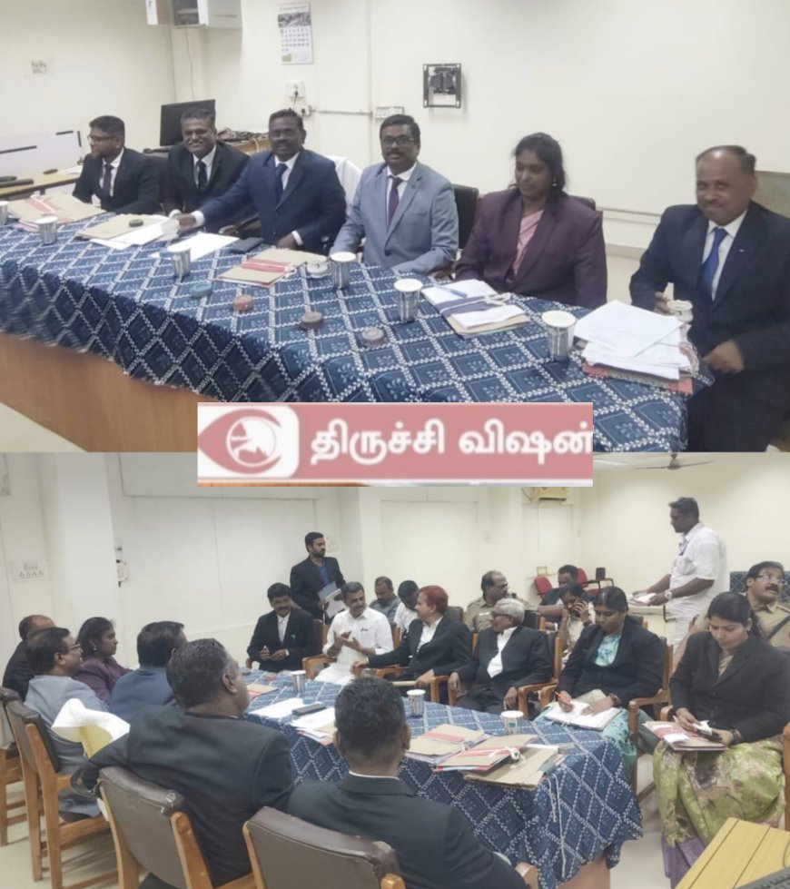 உயர் நீதிமன்ற அறிவுறுத்தலின்படி மாதாந்திர ஆய்வு கூட்டம்