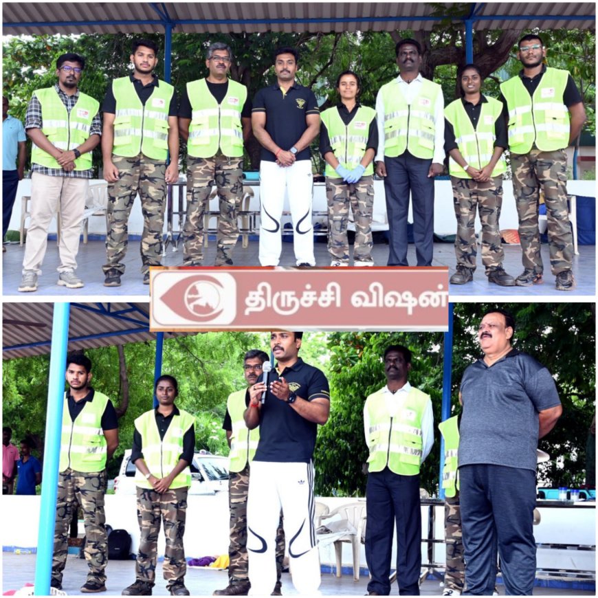 காவல்துறை அதிகாரிகளுக்கு விபத்து மற்றும் பேரிடர் கால மீட்பு குறித்த பயிற்சி