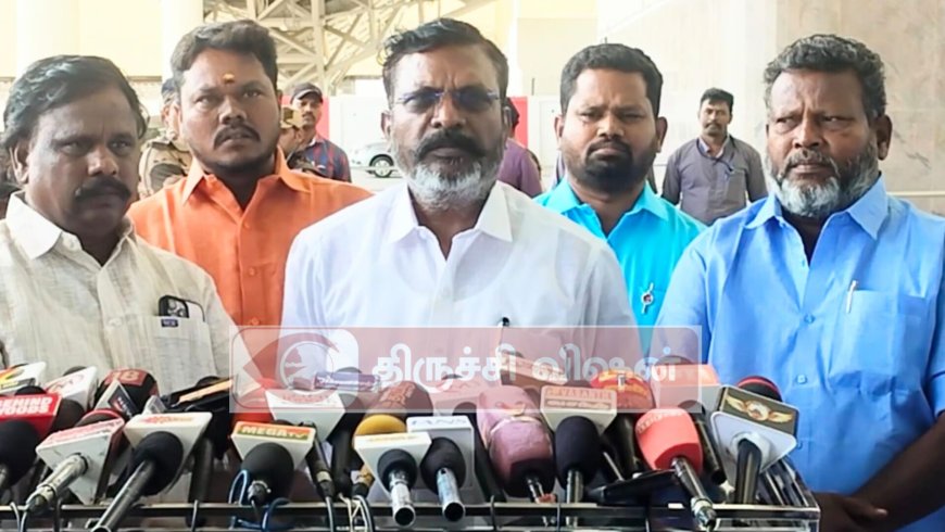 விஜய் அதிமுகவுடன் தோழமையாக இருப்பது போல் தெரிகிறது-திருமாவளவன்