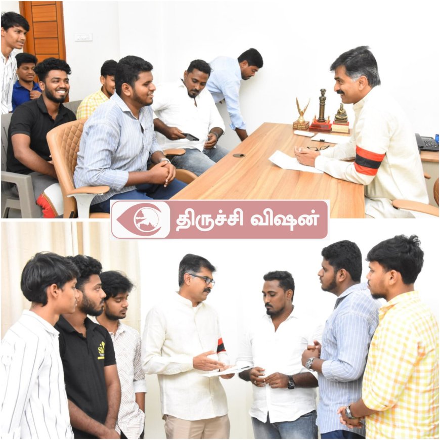 இந்திய மாணவர் இஸ்லாமிய அமைப்பினர் துரை வைகோவுடன் சந்திப்பு