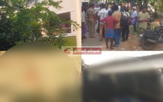 திருச்சியில் காவலர் குடியிருப்பு உள்ளே நுழைந்து சரமாரியாக 4 பேர் விரட்டி ஒருவர் படுகொலை