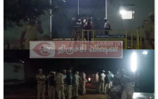 திருச்சி சிறப்பு முகாமில் கைதிகளுக்குள் மோதல் கதவுகள் உடைப்பு -தப்ப முயற்சி போலீஸ் குவிப்பு