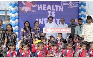 யூரோ கிட்ஸ் பள்ளி விளையாட்டு விழா: எல்.ரெக்ஸ் சிறப்பு விருந்தினர்