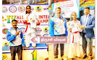 மீண்டும் மீண்டும் தங்கம் வென்று திருச்சி மாணவி சாதனை