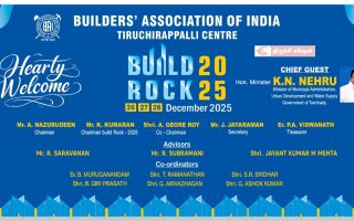 திருச்சியில் “பில்ட் ராக் 2025” கட்டிடத் துறை கண்காட்சி