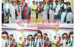 DCM-48 விழா: திருச்சி தெற்கில் விவசாயிகளுக்கு வேளாண் உதவி