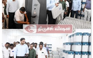 அரியலூருக்கு 400 EVMக்கள் அனுப்பி வைப்பு தொடக்கம்