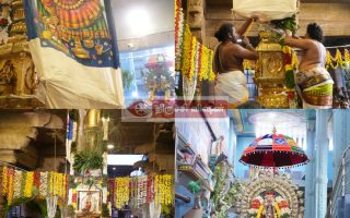 சமயபுரம் மாரியம்மன் கோயிலில் கொடியேற்றத்துடன் தொடங்கியது தைப்பூச திருவிழா