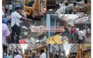 என்.எஸ்.பி.ரோடு கடைகள் மாற்று இடங்களுக்கு மாற்றம் – மாநகராட்சி நடவடிக்கை நிறைவு