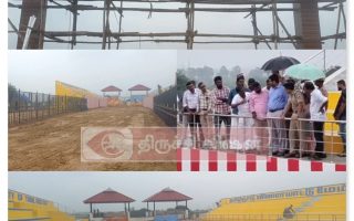 பெரிய சூரியூரில் ஜனவரி 15ல் ஜல்லிக்கட்டு மைதானம் திறப்பு: ஆட்சியர் சரவணன் ஆய்வு