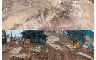 கீழ தேவதானம் புதிய பாலம் கட்டுமானம்: போக்குவரத்து நெரிசலால் பொதுமக்கள் அவதி