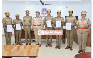 திருச்சியில் பயிற்சி பெற்ற மூன்றாம் பாலின ஊர்க்காவல் படையினருக்கு பணிநியமன ஆணை