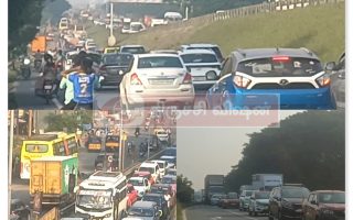 சென்னை திரும்பும் மக்கள்… திருச்சி தேசிய நெடுஞ்சாலையில் கடும் போக்குவரத்து நெரிசல்