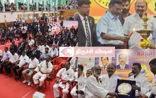 43-வது தமிழ்நாடு கராத்தே சாம்பியன்ஷிப்: -54 கிலோ எடைப் பிரிவில் வெண்கலம் வென்று திருச்சிக்கு பெருமை