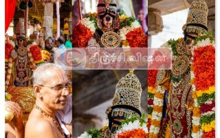 ஸ்ரீரங்கம் வைகுந்த ஏகாதசி ராப்பத்து 9ம் நாள்: முத்து நேர் கிரீடத்தில் நம்பெருமாள் பக்தர்களுக்கு சேவை