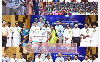 “உங்க கனவ சொல்லுங்க” திட்டம்: திருச்சியில் தன்னார்வலர்களுக்கு உபகரணங்கள் வழங்கல்