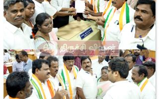 100 நாள் வேலை திட்டப் பெயர் மாற்றத்துக்கு எதிர்ப்பு: திருச்சியில் காங்கிரஸ் மாபெரும் ஆர்ப்பாட்டம்