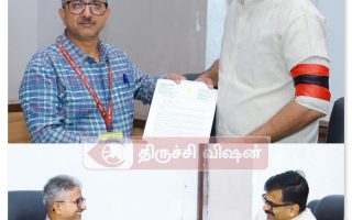 திருச்சி DRM-ஐ சந்தித்த துரை வைகோ: ரயில் நிறுத்தம், மேம்பாலம் உள்ளிட்ட கோரிக்கைகள் முன்வைப்பு