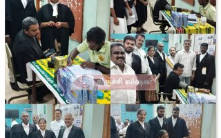 திருச்சி குற்றவியல் வழக்கறிஞர் சங்கத்தில் மருத்துவ முகாம்