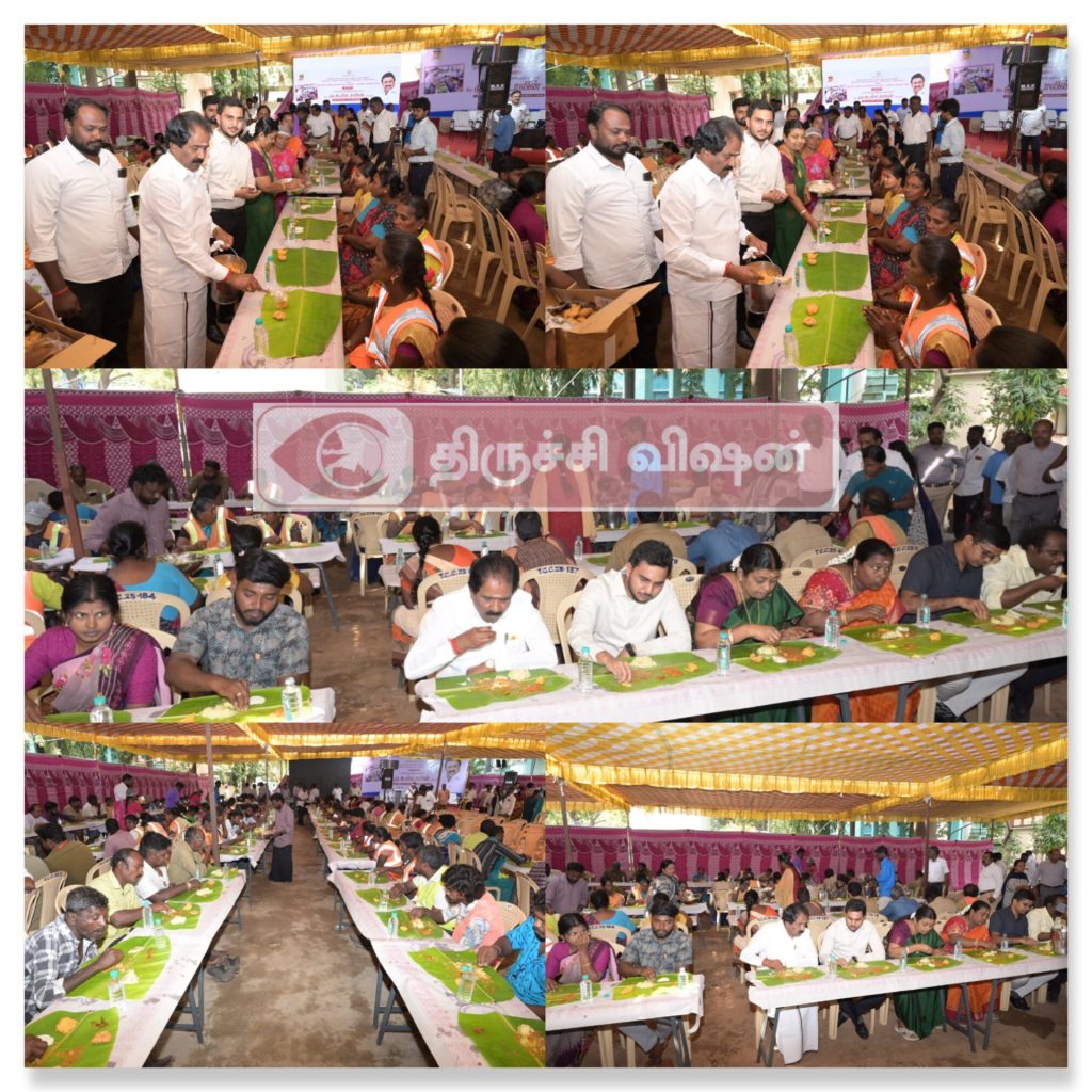 திருச்சியில் தூய்மை பணியாளர்களுக்கு காலை உணவுத் திட்டம் தொடக்கம்