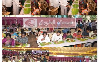 திருச்சியில் தூய்மை பணியாளர்களுக்கு காலை உணவுத் திட்டம் தொடக்கம்