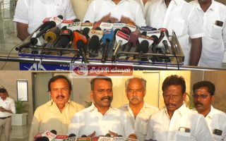 தமிழுக்காக திமுக என்ன செய்தது..? -திருச்சி விமான நிலையத்தில் மத்திய இணை அமைச்சர் எல்.முருகன் கேள்வி.