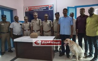 திருச்சி ரயில்வே பாதுகாப்பு படை சார்பாக திருச்சி ரயில் நிலையத்தில் போதை பொருட்கள் கடத்தலுக்கு எதிரான சிறப்பு நடவடிக்கை