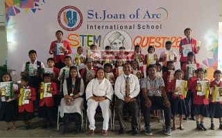 திருச்சியில் கராத்தே மாணவ  மாணவிகளுக்கு பெல்ட் மற்றும் சான்றிதழ் வழங்கும் விழா.