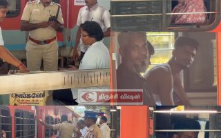 இந்திய நாட்டிற்குள் அத்துமீறி நுழைந்த 33 பேர் ஒப்படைக்க 40 மணி நேரம் தூங்காமல் பயணம் செய்யும் காவல்துறை